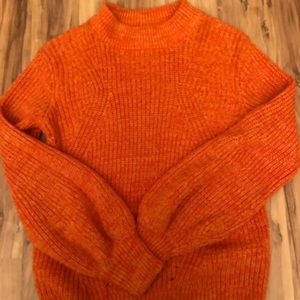 Women’s Orange H&M orange sweater, size S.